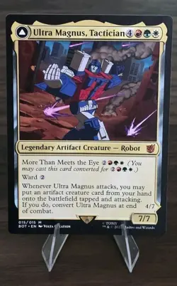 MTG: Ultra Magnus, Tactician Universes Beyond: Transformers Regular Free Ship - Image 1