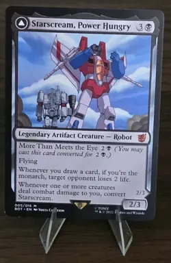 MTG Starscream, Power Hungry Universes Beyond: Transformers Regular - Image 1