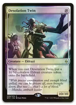 Desolation Twin #6 (Foil) (LP) Battle for Zendikar BFZ Magic MTG - Image 1