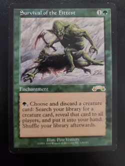 🔮Survival of the Fittest - Exodus - Ex - Magic The Gathering - MTG - Image 1