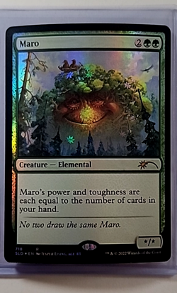 2022 MTG Magic the Gathering SLD Secret Lair Drop Foil #718 Maro Rare - Image 1