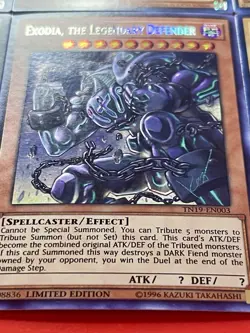 Exodia Full 5 Piece Set | LDK2 + Exodia, The Legendary Defender | YuGiOh! - Image 4