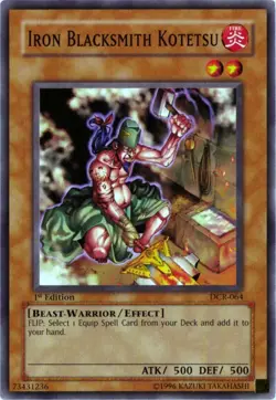 Iron Blacksmith Kotetsu DR1-EN226 or DCR-064 Common Near Mint Yu-Gi-Oh! - Image 1