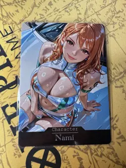 Nami One Piece Hentai Anime Doujin Waifu ACG Custom Card - Image 1