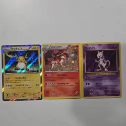 Pokemon Holo Card Lot Charizard Mewtwo Raichu XY Evolutions Japanese - Image 1