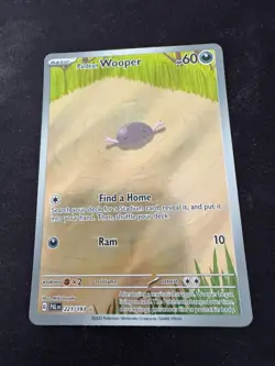 Paldean Wooper Illustration RARE - POKEMON CARD - PALDEA EVOLVED - 221/193 NEW - Image 1