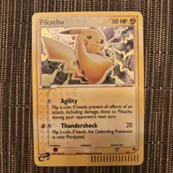 Pokemon Pikachu Black Star Promo 2003 Holo Rare Card Nintendo - Image 1