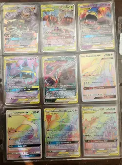 Pokemon Unbroken Bonds GX Tag Team Holo Card Lot Muk, Honchkrow, Pheromosa, - Image 1