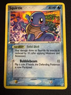 Pokemon Card - Squirtle Crystal Guardians 64/100 Common - Image 1
