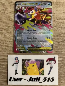 Pokemon TCG Card - Mega Starmie Ex 021/088 - Perfect Order - Pack Fresh NM - Image 1