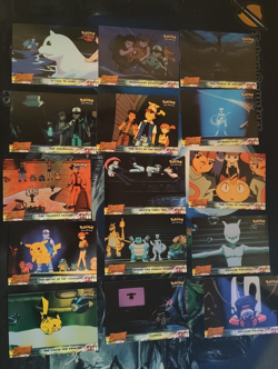 Pokemon 1999 Topps Mewtwo Strikes Back Movie Blue card set 1-59 w/ checklist - Image 2