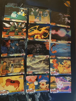 Pokemon 1999 Topps Mewtwo Strikes Back Movie Blue card set 1-59 w/ checklist - Image 3