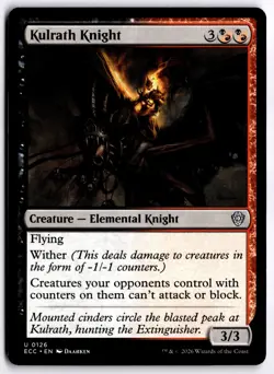 Kulrath Knight NM ECC Commander: Lorwyn Eclipsed MTG - Image 1