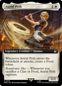 MTG - Astrid Peth - Extended Art - Doctor Who - Magic the Gathering - Image 1
