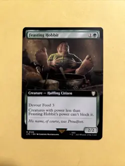 Feasting Hobbit EXTENDED, The Lord of the Rings, MTG LTR NM/M - Image 1
