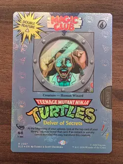 Delver of Secrets / Insectile Aberration FOIL MTG TMNT Secret Lair 2367 - Image 1