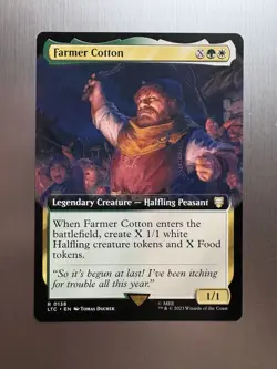 Farmer Cotton - 138 - MTG: Lord of the Rings - Extended Art - Rare - Regular - Image 1