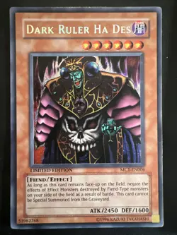 Yugioh TCG Dark Ruler Ha Des Master Collection Volume 1 MC1-EN006 Limited 🍒 - Image 1