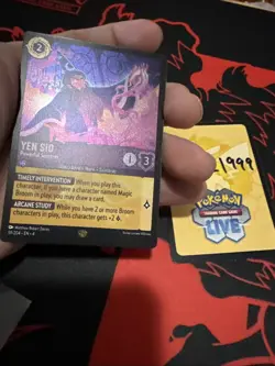 Yen Sid Powerful Sorcerer 59/204 Lorcana Ursula's Return Legendary Cold Foil - Image 2