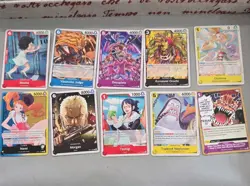 Bandai One Piece CCG OP01 Card Lot Mocha Nami Jaguar D. Saul 39+ cards English - Image 2