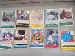 Bandai One Piece CCG OP01 Card Lot Mocha Nami Jaguar D. Saul 39+ cards English - Image 4
