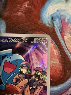 Team Rocket's Wobbuffet 203 Sv: Scarlet & Violet Promo Card NM - Image 3