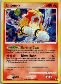 Entei - 4/132 (Cracked Ice Holo) Promo Miscellaneous Cards & Products 004/132 LP - Image 1