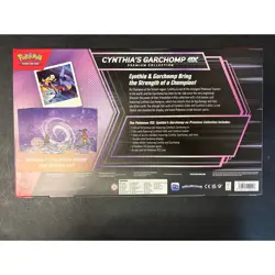 Pokemon Cynthia's Garchomp EX Premium Collection Box TCG Booster Packs Cards - Image 2