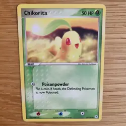 CHIKORITA 55/101 POKEMON CARD (EX HIDDEN LEGENDS SET) - Image 1