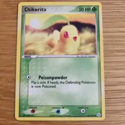 CHIKORITA 55/101 POKEMON CARD (EX HIDDEN LEGENDS SET) - Image 2