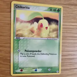 CHIKORITA 55/101 POKEMON CARD (EX HIDDEN LEGENDS SET) - Image 3