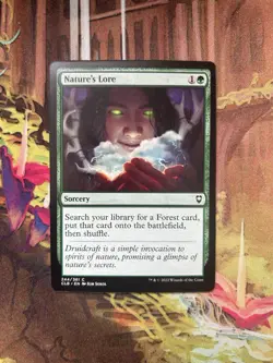 Nature's Lore - MTG Commander Legends: Battle for Baldur's Gate - NM - Image 1