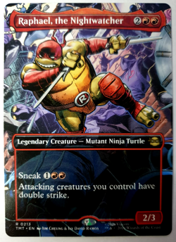 Raphael, the Nightwatcher - Borderless Rare - MTG TMNT - 0213 NM - Image 1