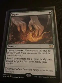 MTG Dig Up Innistrad: Crimson Vow 197/277 Regular Rare - Image 1