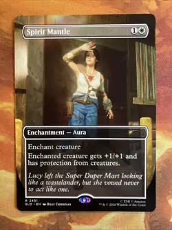 MTG Borderless Spirit Mantle Secret Lair: X Fallout®: Beyond Vault 33​!! - Image 1