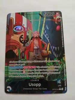 Usopp Alt Art OP10-042 Leader Parallel Royal Blood One Piece TCG English - Image 1