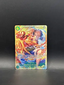 Monkey D. Luffy OP13-118 SEC Secret Rare Carrying On His Will One Piece TCG NM - Image 1