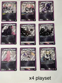 Union Arena Nikke Purple Pilgrim Deck Core Lot - Playset + SRs - Deck Builder - Image 4