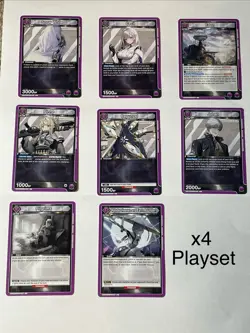 Union Arena Nikke Purple Pilgrim Deck Core Lot - Playset + SRs - Deck Builder - Image 5