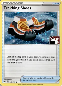 Trekking Shoes 145/159 Prize Pack Series Cards Pokemon Card TCG - Image 1