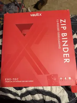Vault X 12 Pocket Trading Card Zip Binder - 480 cards, Premium Exo-Tec Album ... - Image 1