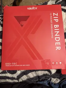 Vault X 12 Pocket Trading Card Zip Binder - 480 cards, Premium Exo-Tec Album ... - Image 3