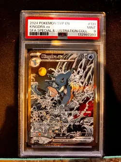 PSA GRADED: MINT 9 Kingdra ex 131 Sv: Scarlet & Violet Promo Cards Holo - Image 1