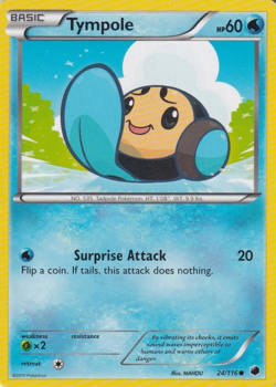 Tympole - Uncommon - B&W Plasma Freeze - Pokemon Card - 24/116 - Image 1