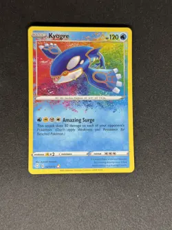 Pokemon TCG Kyogre Card Shining Fates Amazing Rare, 021/072 NM - Image 1
