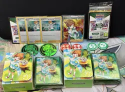 x2 - Pokemon Professor's Research swsh152 Promo Card / Juniper Deck Box Sleeves - Image 2