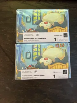 Pokemon Center X Van Gough Museum: Munchlax and Snorlax Double Deck Card Box⭐✅ - Image 2