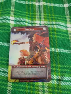 Sorcery Contested Realm CCG Boudicca foil Card English Margaret Organ-Kean Art - Image 1