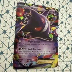 Pokemon Gengar EX Ultra Rare Holo 34/119 170 HP XY Phantom Forces Card - Image 1