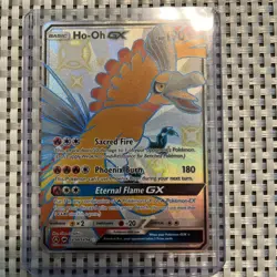 Pokemon TCG Ho-Oh GX SV50/SV94 Hidden Fates Shiny Holo Rare Card - Image 1